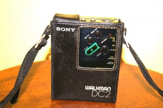 Vintage Sony Professional Walkman WM - DC2 Cassette Player w/ Rare DC2 Softcase 2
