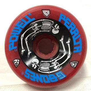 NOS Powell Peralta 1987 RED G - Bones Skateboard Wheels 64mm 97A Vintage 8