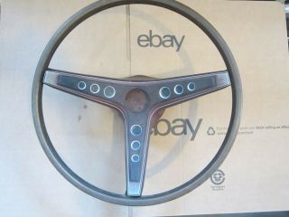 1969 Mustang Deluxe Rim Blow Steering Wheel Fastback Vintage