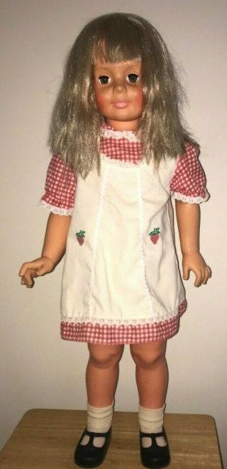 Vintage Ideal Patti Playpal 34” Doll By Ideal Orignal Tagged Outfit