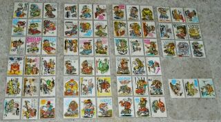 1970 Donruss Vintage Odder Odd Rods Trading Card Stickers Complete Set & Nmint,
