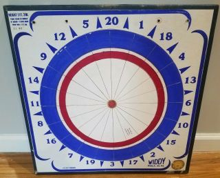 Vintage 1997 Widdy American Basswood Dart Board