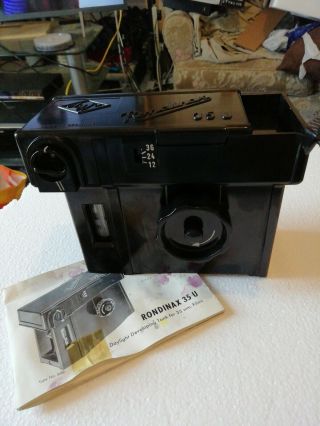Vintage Agfa Rondinax 35u 35mm Film Daylight Processing Tank
