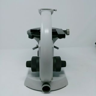 Zeiss Microscope Pol Stand with Rotating Stage and Power Supply Vintage 5