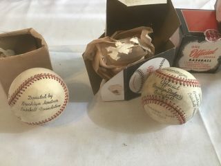 Five Rawlings Official Brooklyn Dodgers Baseball Horsehide Vintage NOS Base ball 6