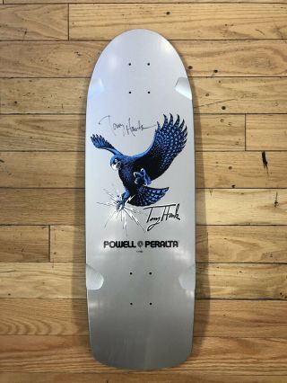 Powell Peralta Tony Hawk Skateboard Signed