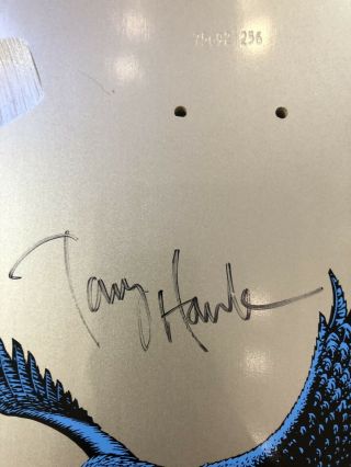 Powell Peralta Tony Hawk Skateboard Signed 2