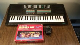 Yamaha Portasound Pss - 470 Vintage Keyboard W/ Power Cord And Starter Kit