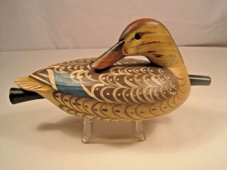 Vintage Gerry Cranwill Hen Mallard Wooden Duck Decoy Combo Call Illinois River