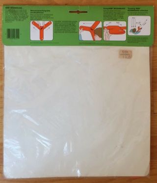 Nerf Boomerang - Orange - Vintage 80s - In Package 2