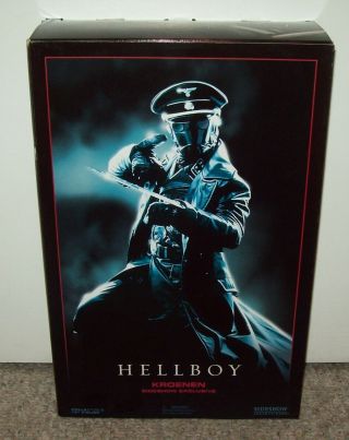 Hellboy Kroenen Rare Sdcc Exclusive Mib 12 " Sideshow Figure Wwii Nazi Ss Uniform