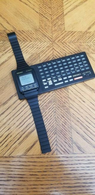Seiko Uc - 3000 And Uc - 3100 Keyboard Vintage Digital Watch