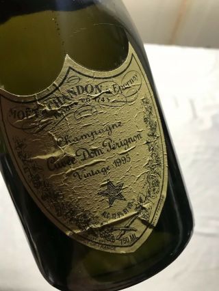 Vintage 1995 Moet Et Chandon Cuvee Dom Perignon Champagne 770ml