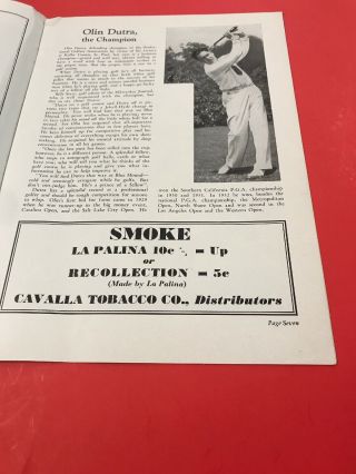 Vintage Golf Memorabilia / P.  G.  A.  National Golf Championship 1933 8