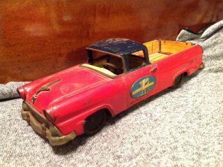 Bandai Ford Ranchero,  Vintage Tin Toy Car/truck,  Japan " Ford Lasts Longer "