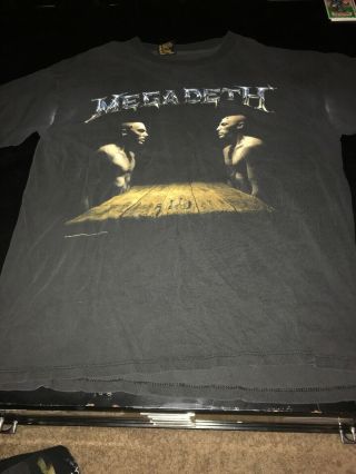 Megadeth Vintage 1993 Sweating Bullets Concert T Shirt Xl Distressed