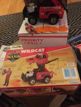 Kenner 1987 MASK (M.  A.  S.  K. ) WILDCAT - 100 Complete Vintage Boxed Vehicle 4