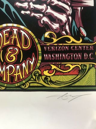 Dead And Company Poster 11/6/15 Washington DC 1st Run Of Shows Rare 3