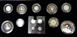 2006 UK: RARE 13 Coin Silver Queen ' s 80th Birthday Set w/Maundy SILVER Set 3