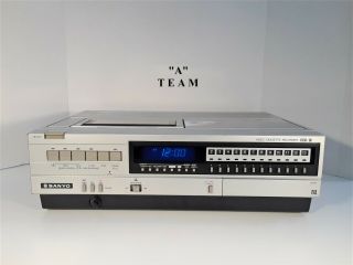 Vintage Sanyo Vcr4400 Betamax Vcr Video Cassette Recorder Beta Ii/iii