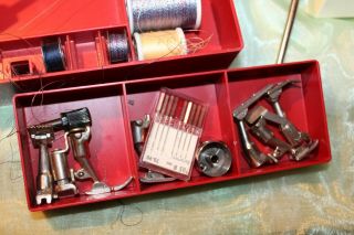 Vintage BERNINA RECORD 830 SEWING MACHINE with ACCESSORIES Estate p0 12