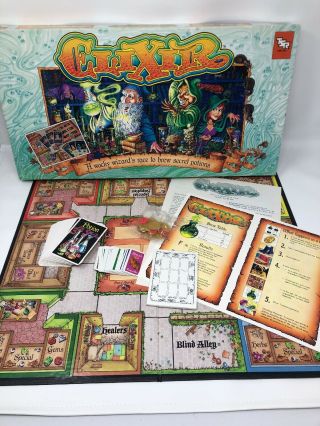 Vintage 1990 Tsr Elixir Board Game Wacky Wizards,  Potions & Spells