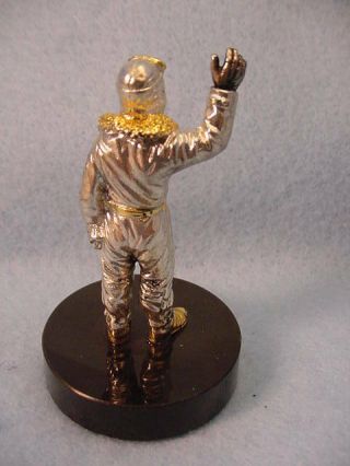 Vintage Franklin Charles Lindbergh Gold On Sterling Figure 1976 2