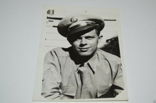 Wow Vintage Us Army Wwii Military Enlisted Soldier Photo Photograph Rare