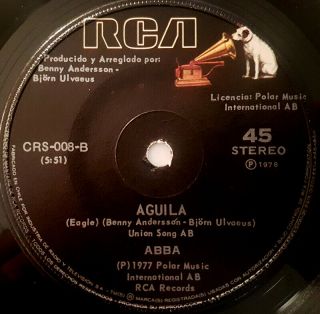 ABBA Gracias por la Musica / Aguila 7 