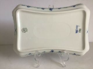 Vintage Royal Copenhagen BLUE FLUTED FULL LACE Tray Platter 1 1195 First Quality 2