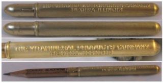 Restored Vintage Bullet Pencil - The Vitamineral Products Co.  Ultra Rare Ur - 6