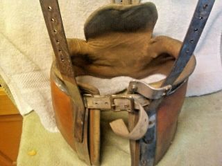 Vintage Milwaukee Back Brace,  Leather,  COOL 4
