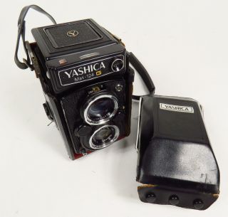Vintage Yashica Mat - 125g Medium Format 6x6 Tlr Film Camera 80mm F/2.  8 Dual Lens
