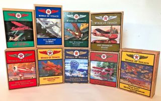 Wings Of Texaco Vintage Die - Cast Toy Plane Banks Series 1 - 9 Ertl