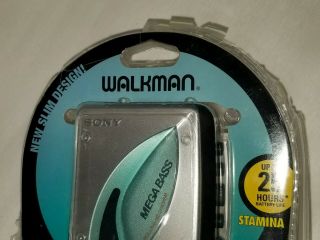 Vintage Sony Walkman Cassette Player WM - EX190 Mega Bass LED Battery 8