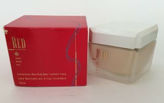 Vintage Red Giorgio Beverly Hills Extraordinary Body Treament Cream 150ml Jar As