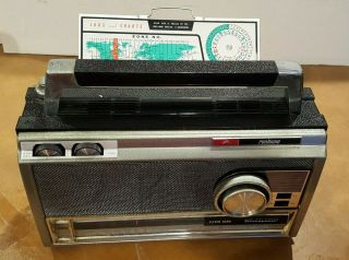 Rare Vintage Realtone Globepacer,  Model 8812 Shortwave Radio,  Parts/repair