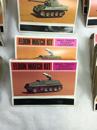 HO 1:87 Vintage Eldon Match Kit Model Armored Car Tank Howitzer Gun Half - Track 5