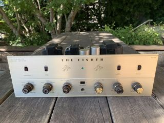 Vintage 1960s Fisher Kx100 Integrated Amplifier Project No Tubes For Restoration