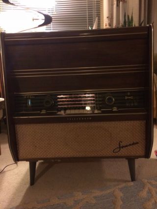 Rare Mcm Vintage Atomic Telefunken Sonata Hi - Fi Stereo 5183wk Radio