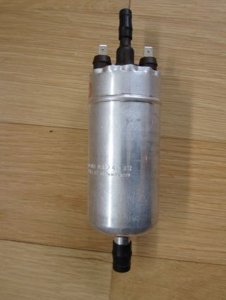 Nos Vintage Bosch 0580463012 Inline Electric Fuel Pump W/ Flat Contacts