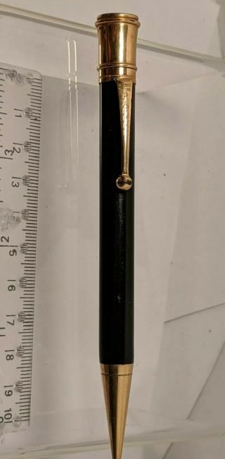 Antique Vintage 1916 Parker Duofold Pencil Black Gold