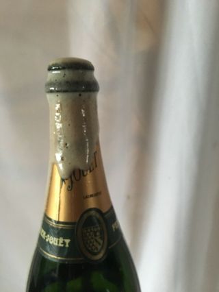 PERRIER JOUET CHAMPAGNE GLASS BOTTLE VINTAGE DUMMY DECOR OPENED 8