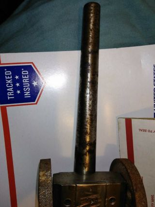 Homemade Vintage BLACK POWDER SIGNAL CANNON MINI SALUTE CANNON 1/2 