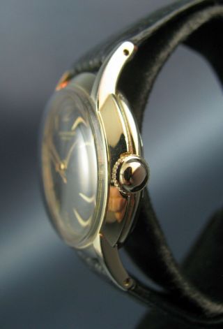 Rare Vintage Girard Perregaux Gyromatic 10K Gold GF Automatic Mens Watch 1950s 2