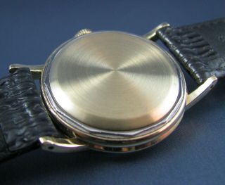 Rare Vintage Girard Perregaux Gyromatic 10K Gold GF Automatic Mens Watch 1950s 8