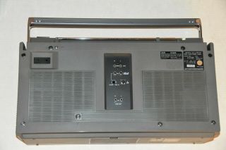 Vintage Sony Boombox CFS - D7 Stereo Cassette Corder 2 Bands Ghetto Blaster PARTS 3