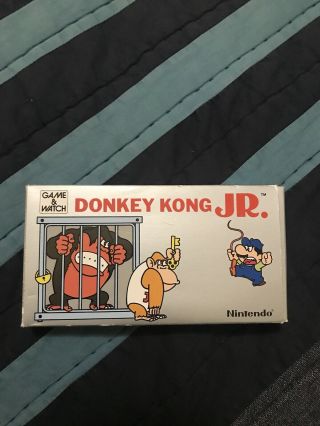 Nintendo Game & Watch Donkey Kong Jr.  Vintage Box And Everything