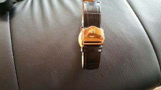 jaeger lecoultre Rare oval unisex 18k solid gold watch 2