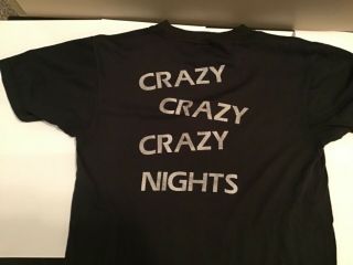 Vintage 80’s KISS Crazy Nights Shirt medium I’ve Been KISSED Off 2